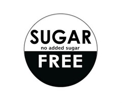 sugar free, no added sugar
