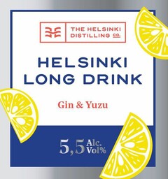 THE HELSINKI DISTILLING CO HELSINKI LONG DRINK Gin & Yuzu 5,5%