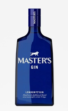 MASTER'S GIN LONDON DRYGIN Made from the distillation of Spanish citrus macerated for at least 40 days . MASTER'S