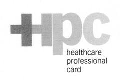 Hpc healthcare professional card