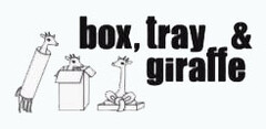 box, tray & giraffe