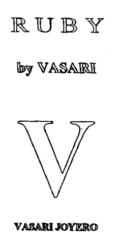 RUBY by VASARI V VASARI JOYERO