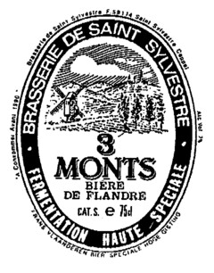 3 MONTS BIÈRE DE FLANDRE BRASSERIE DE SAINT SYLVESTRE