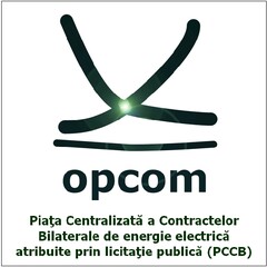 OPCOM Piata Centralizata a Contractelor Bilaterale de energie electrica atribuite prin licitatie publica(PCCB)