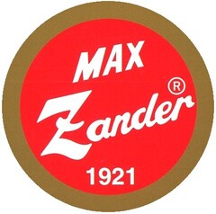 MAX ZANDER 1921