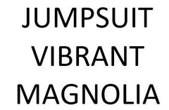 JUMPSUIT VIBRANT MAGNOLIA