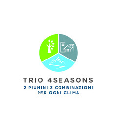 TRIO 4SEASONS 2 piumini 3 combinazioni per ogni clima