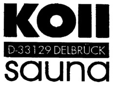 KOLL D-33129 DELBRÜCK sauna