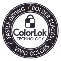 ColorLok TECHNOLOGY FASTER DRYING BOLDER BLACKS VIVID COLORS