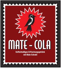 MATE-COLA Koffeinhaltiges Erfrischungsgetränk mit Mate-Extrakt