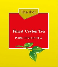 THE D'OR Finest Ceylon Tea PURE CEYLON TEA