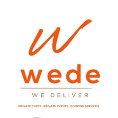 w wede WE DELIVER PRIVATE CHEFS . PRIVATE EVENTS . BOOKING SERVICES