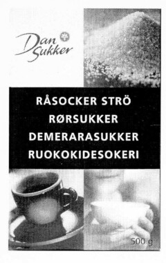 Dan Sukker RÅSOCKER STRÖ RØRSUKKER DEMERARASUKKER RUOKOKIDESOKERI