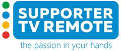 SUPPORTER TV REMOTE - THE PASSION IN YOUR HANDS