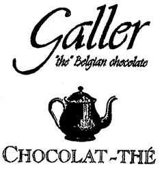 Galler "the" Belgian chocolate CHOCOLAT-THÉ