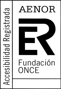 AENOR ER Fundación ONCE Accesibilidad Registrada