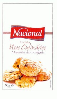 Nacional Farinha Usos Culinários Momentos doces e salgados