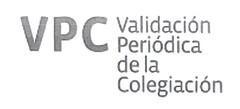 VPC VALIDACIÓN PERIÓDICA DE LA COLEGIACIÓN