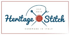 EST 2015 HERITAGE STITCH handmade in Italy