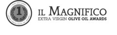 IL MAGNIFICO EXTRA VIRGIN OIL AWARDS. Olio dell' anno. Extra virgin oil awards.