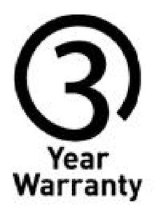 3 Year Warranty