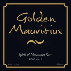 Golden Mauritius Spirit of Mauritian Rum since 2012