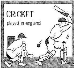 CRICKET played in england