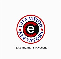 Ce CHAMPION ELEVATORS THE HIGHER STANDARD