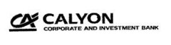 CA CALYON CORPORATE AND INVESTMENT BANK