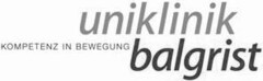 uniklinik balgrist KOMPETENZ IN BEWEGUNG