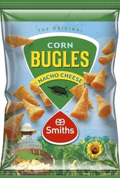 THE ORIGINAL CORN BUGLES NACHO CHEESE Smiths