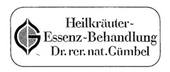 Heilkräuter-Essenz-Behandlung Dr. rer. nat. Gümbel