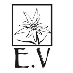 E. V