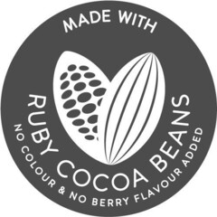 MADE WITH RUBY COCOA BEANS NO COLOUR & NO BERRY FLAVOUR ADDED