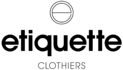 e etiquette CLOTHIERS