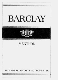 BARCLAY MENTHOL