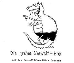 Die grüne Umwelt-Box mit dem freundlichen ÖKO-Drachen