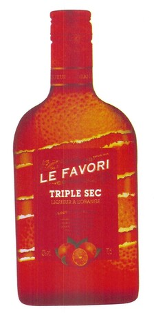 LE FAVORI TRIPLE SEC LIQUEUR À L'ORANGE