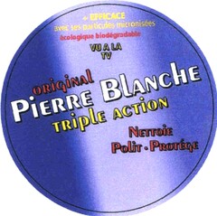 ORIGINAL PIERRE BLANCHE TRIPLE ACTION NETTOIE POLIR-PROTÉGE