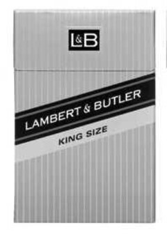 L & B LAMBERT & BUTLER KING SIZE