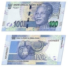 SOUTH AFRICAN RESERVE BANK 100