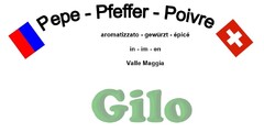 Pepe - Pfeffer - Poivre aromatizzato - gewürzt - épicé in - im - en Valle Maggia Gilo