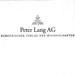Peter Lang AG EUROPÄISCHER VERLAG DER WISSENSCHAFTEN