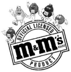 OFFICIAL LICENSED PRODUCT M&M'S BRAND