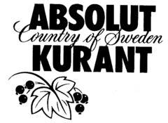 ABSOLUT Country of Sweden KURANT