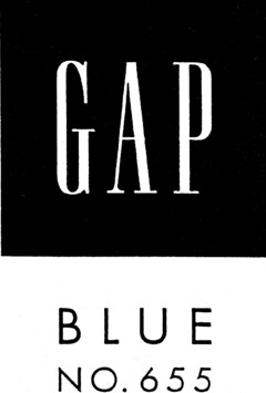 GAP BLUE NO. 655