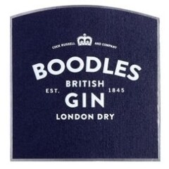 BOODLES BRITISH GIN LONDON DRY EST. 1845