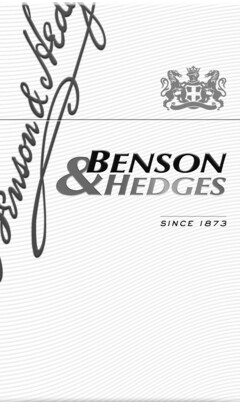 BENSON & HEDGES SINCE 1873