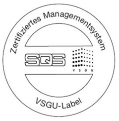 Zertifiziertes Managementsystem SQS VSGU VSGU-Label