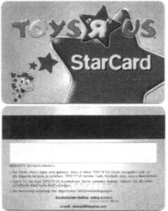 TOYS R US StarCard